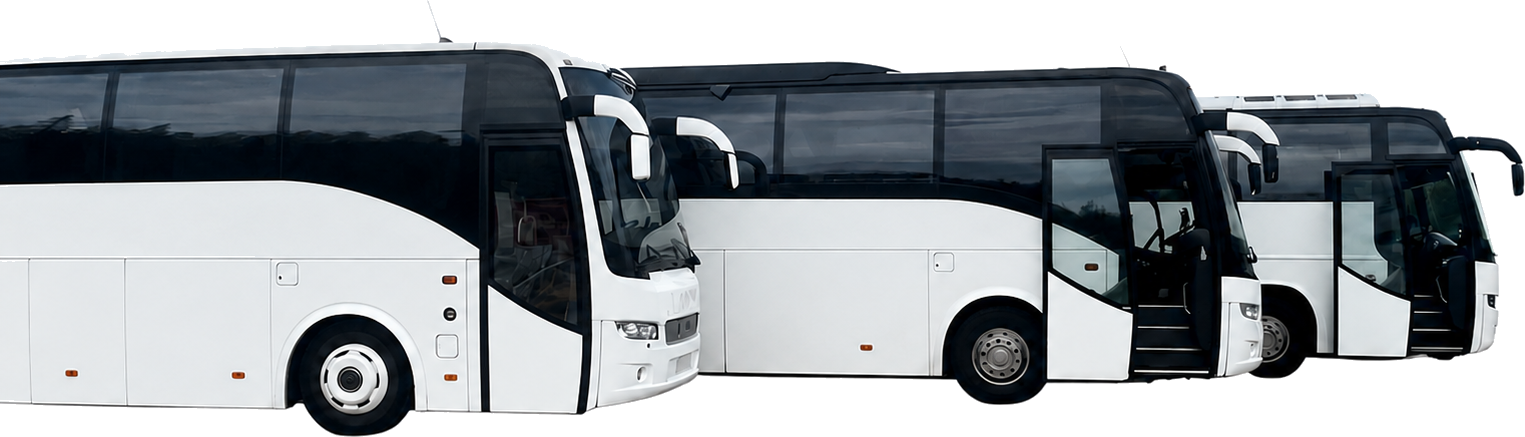 DuoBusin tilausajokalustoa